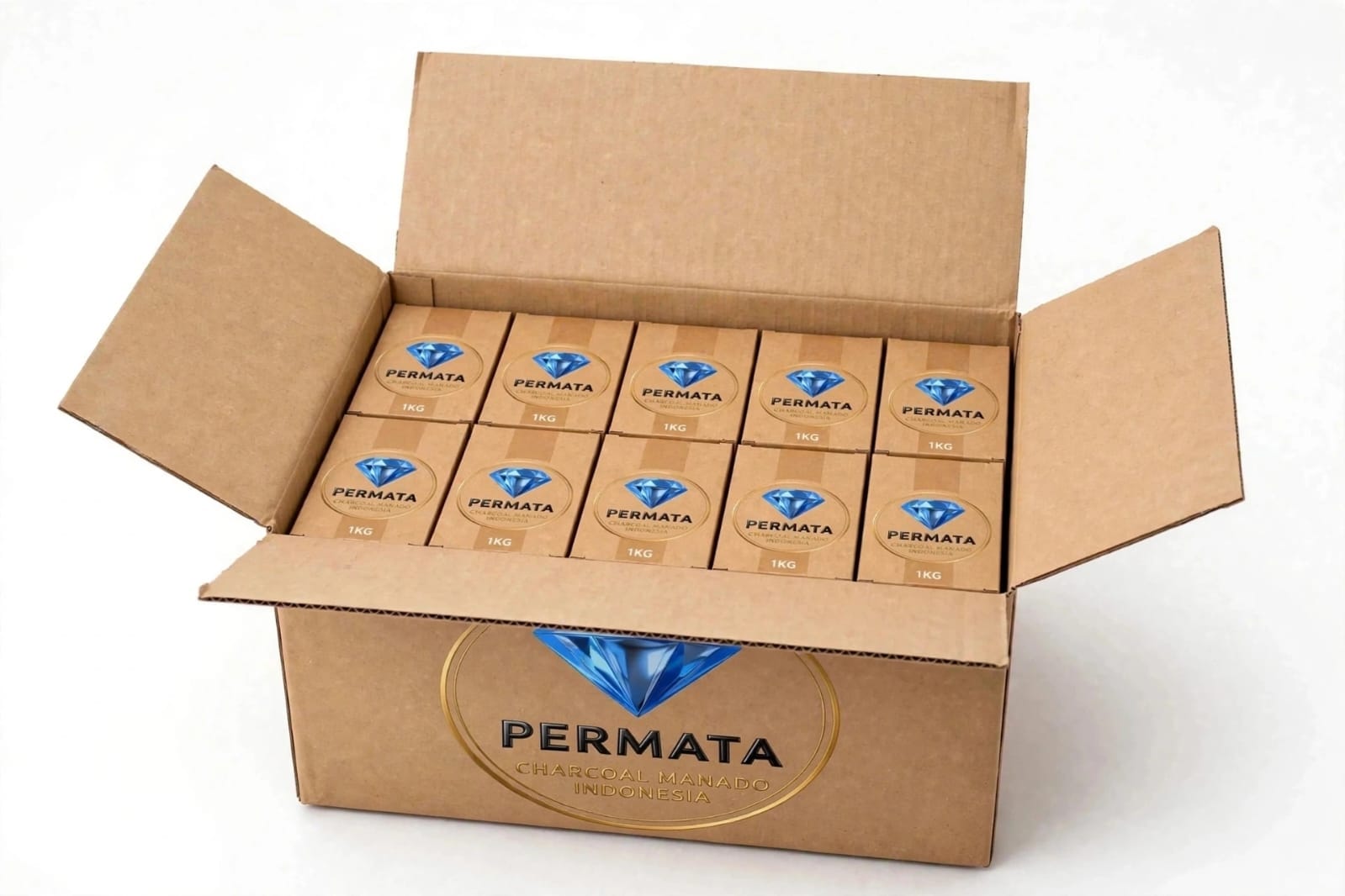 Permata Charcoal 1KG Retail 20KG Master
